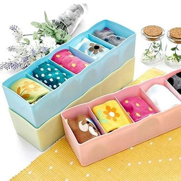 

fashion plastic drawer closet storage box underwear socks tie cosmetic organizer