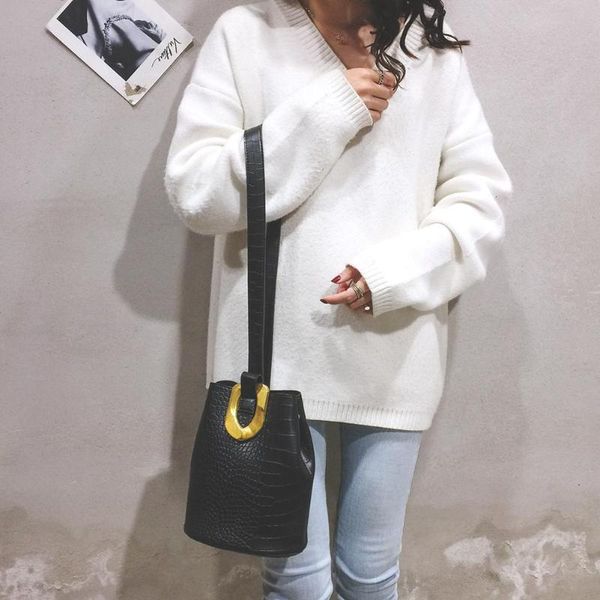 

handbags classic delicate texture women crocodile leather handbags fashion solid shoulder bag retro shopping totes