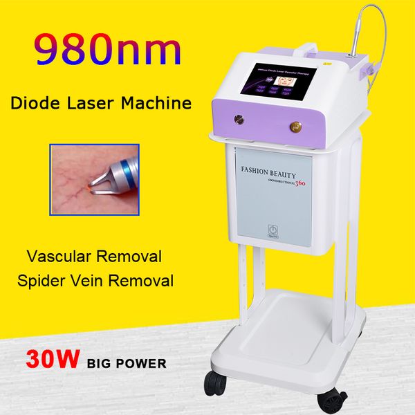 

980nm diode laser vascular removal blood vessel removal spider vein therapy laser diode blood spider clearance laser machine