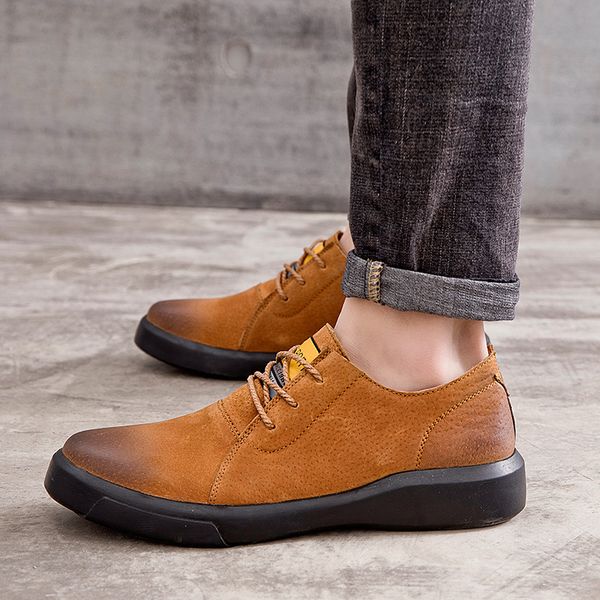 

mens trainers shoes sneakers genuine leather designer casual luxury italian flat plus size retro summer brand suede, Black