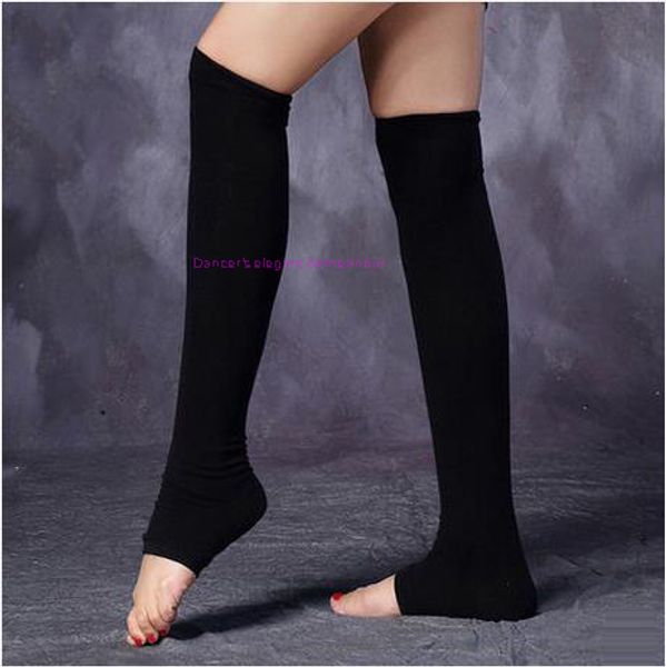 

new senior belly dance accessories cotton belly dance socks for women exercise socks, Black;red