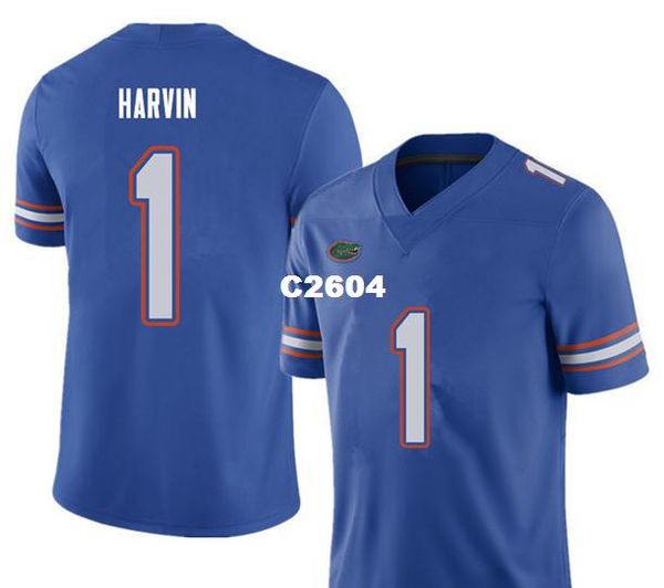 

men florida gators #1 percy harvin real full embroidery college jersey size s-4xl or custom any name or number jersey, Black;red