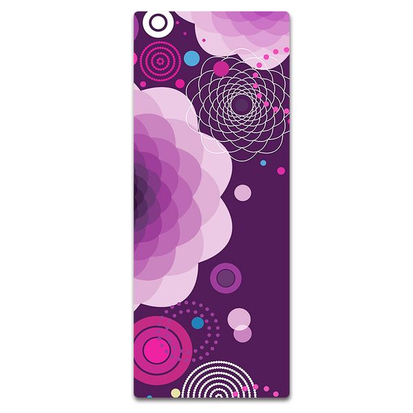 

heat transfer printing natural rubber yoga mat with soft surface, yoga mats fitness