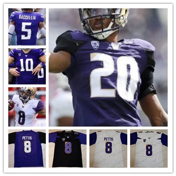 

washington huskies college football jersey 20 kevin king victor sample gaines personalized stitched any name number jerseys, Black;red