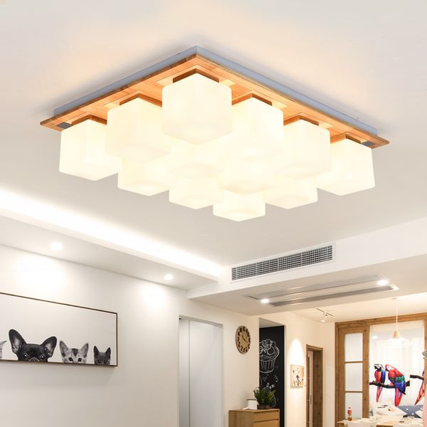 2019 2019 New Nordic Led Ceiling Lamps Modern Wooden Lights Balcony Ceiling Light Bedroom Fixtures Restaurant Lamp Ceiling Lighting From W245887966