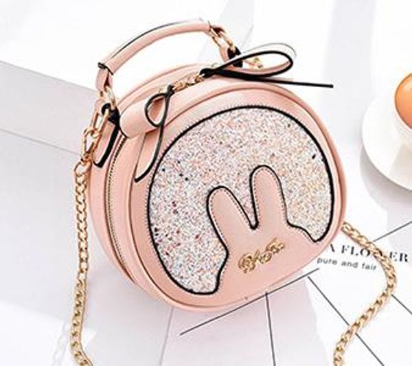 

rabbit ear small round crossbodybag female 2020 newset messenger bag fashion mini shoulder bag