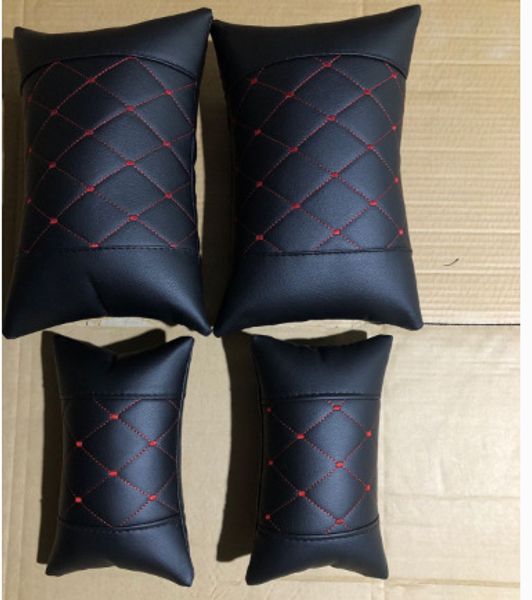 

car headrest 4pcs car seat pillow protection neck safety auto seat accessories pillow suitable for all automobile