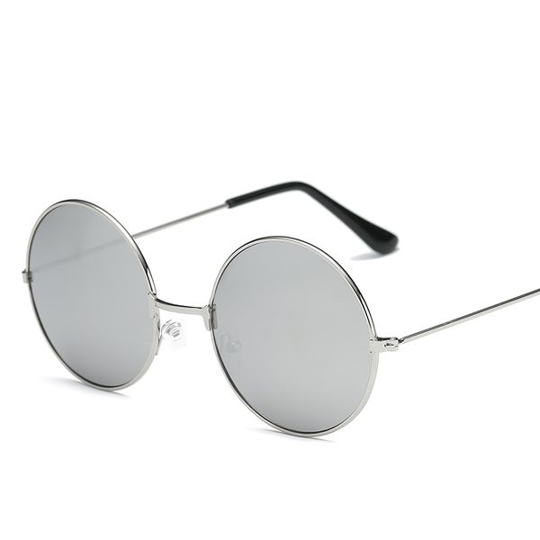 

vintage round sunglasses women metal sunglasses steampunk men women fashion glasses brand designer sunglasses uv400, White;black