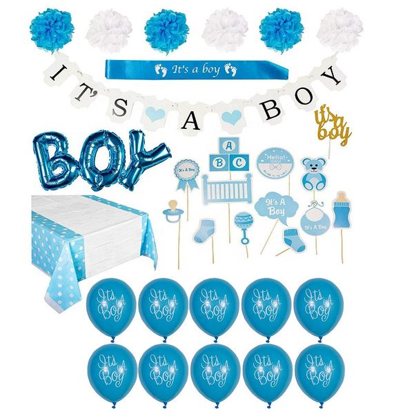 

идеальный baby shower украшения kit --- boy baby shower
