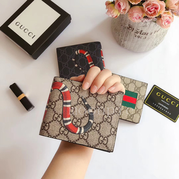 

Selling brand men hort wallet cla ic fa hion male patchwork pur e nake bee wallet handbag 13 gucci 13 nake1565159923907