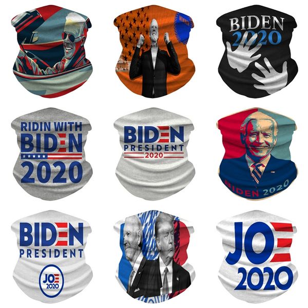 

fashion usa flag magic headbiden mask bandana cycling masks head neck biden mask windproof sport camouflag face mask with filtere #309, Black