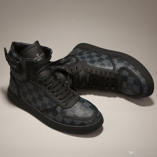 

f12new limited edition french series high-end men's casual shoes, men's boots fashion sports shoes, original shoebox delivery 38-4, Black