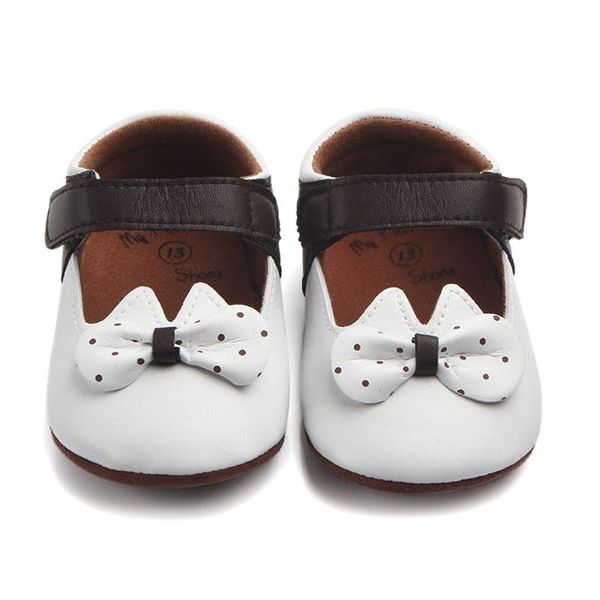 

bowknot обувь для новорожденной детские childlren девушка dot первых ходунки противоскользящего мягкой подошва обувь ребёнка buciki dla niem