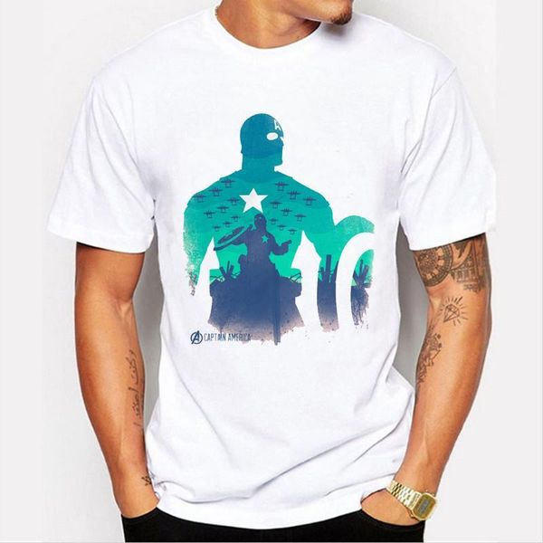 Marvel Boys Pixel Heroes T-Shirt New Blue Captain America Spiderman Hulk