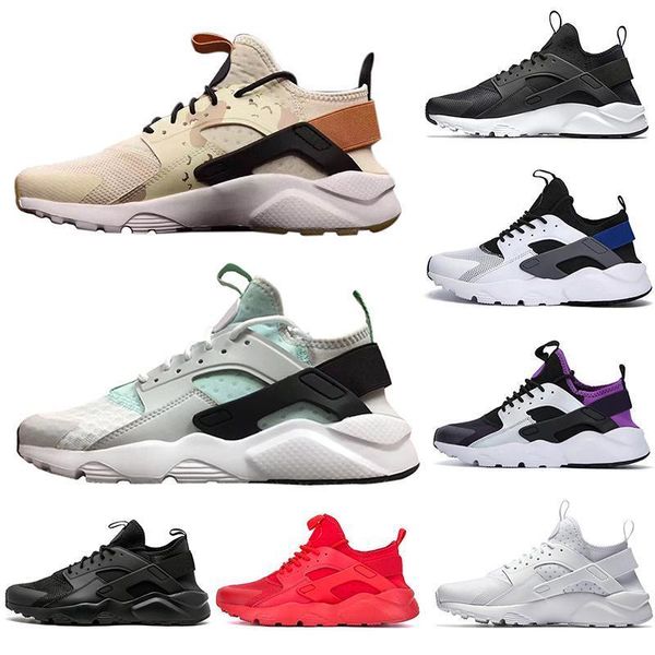 

r new huarache 4.0 running shoes men women khaki mint green balck white red mens sports athletic designer sneakers trainers 36-45
