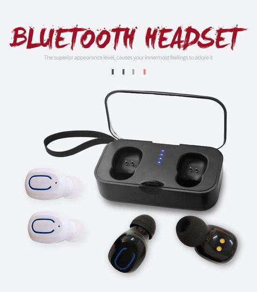 

Новый Ti8s Bluetooth 5.0 наушники TWS Беспроводные наушники-вкладыши Handsfree Спортивные науш