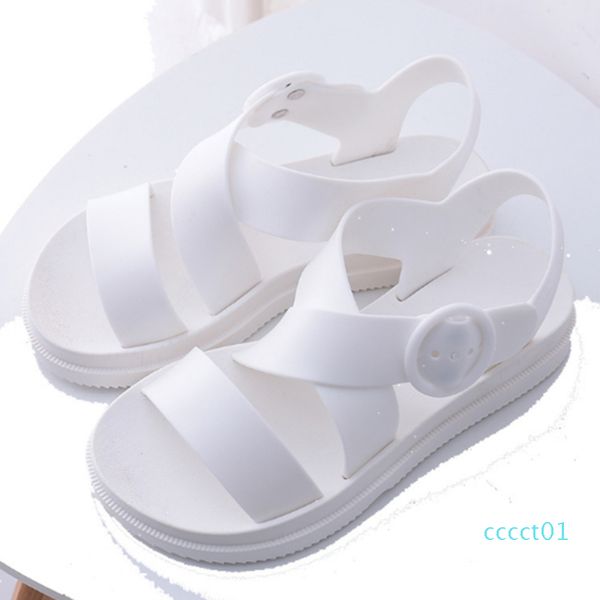 

bonjean женская обувь open toe пряжка soft jelly сандалии женский повседневный нет скольжения flat платформа пляжная обувь 2020 летняя ct1, Black