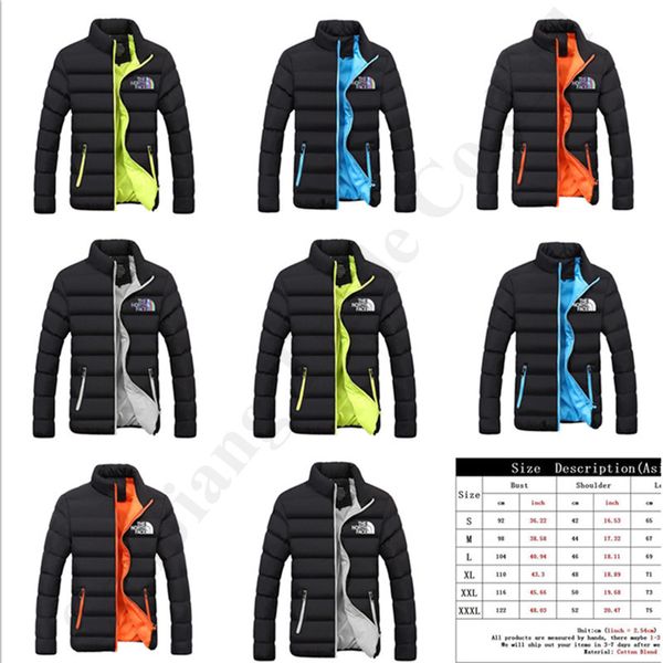 

плюс размер -4xl мужские зимние одежды brand the north телогрейки men face пальто повседневный теплый outwear мужской роскошные пальто c121, Blue;gray