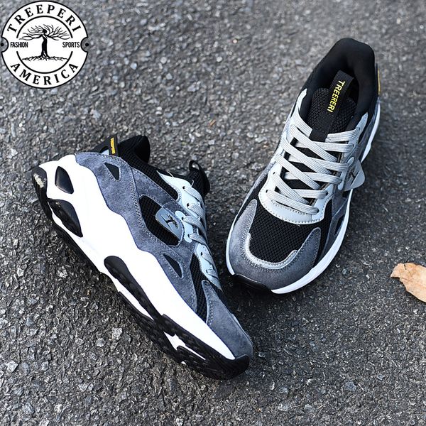 

2020 treeperi fashion chunky 6.0 mens sport casual shoes black red obsidian brown medium grey volt men women designer sneakers