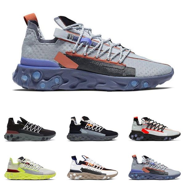 

sale react wr ispa running shoes summit white ghost aqua pure platinum wolf grey mens women trainers sports athletic shoes size 40-45, White;red