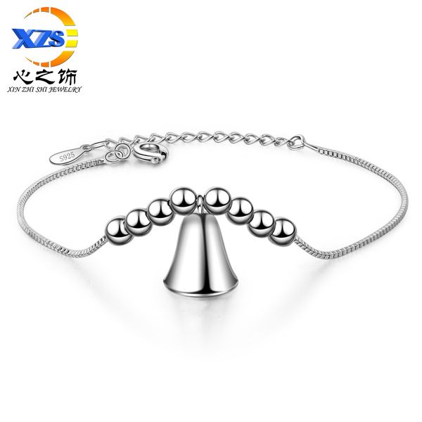 

senz shi bracelet women's fashion korean version of the simple cute little bell bracelet sweet temperament accessories, Golden;silver