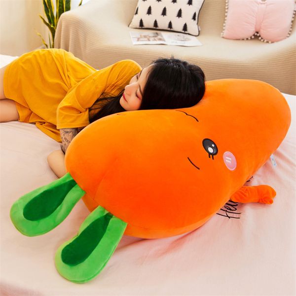

cartoon smile carrot plush toy carrot plush toy pillows stuffed pillow simulation vegetable carrot pillow toys for children