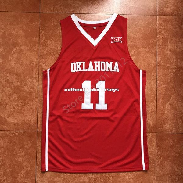 

2018 new trae young sooners college basketball jersey stitched vest jerseys ncaa, Black;blue
