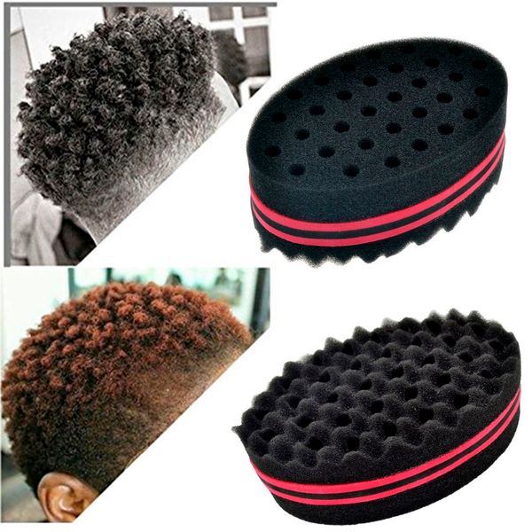 Double Sided Wave Shaped Spong Magic Twist Hair Brush Curler