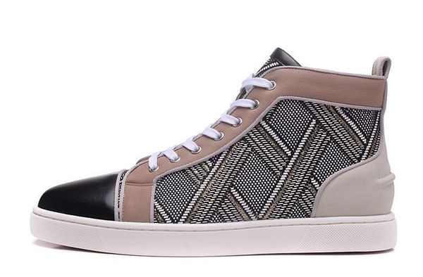 

spikes red bottoms pik studded sneakers women men luxury designer boots flat casual red sole autumn winter casual shoes lll