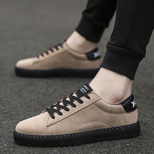 

2019 new autumn korean fashion men's cotton shoes versatile sports casual canvas shoes, Black