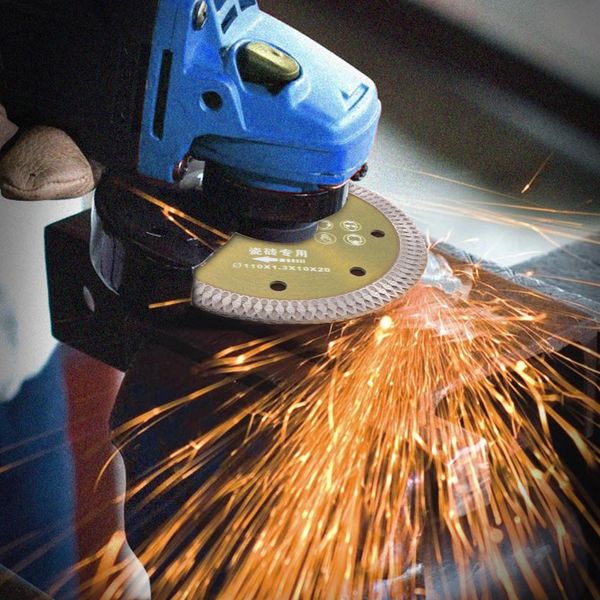 

1pcs blade granite marble tile ceramic with 1 pressed sintered mesh turbine cutting piece 105mm diamond saw