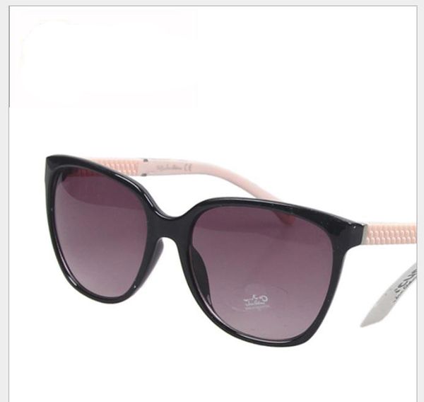 

мужские и женские солнцезащитные очки с большой оправой, White;black