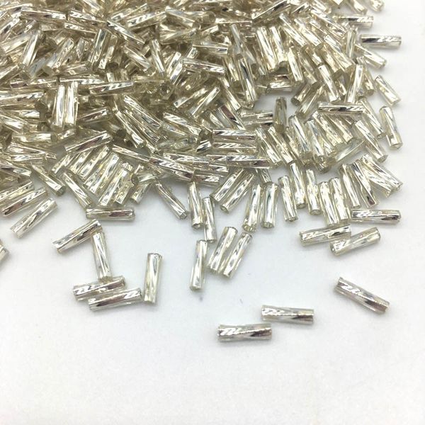 

diy 2*6mm 200pcs/lot silver/gold/black glass seed spiral spacer tube beads for accessories bracelet necklace jewelry making