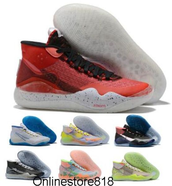 

designer kd 12 basketball shoes kevin durant eybl floral peach jam warriors home 90ss kid dub nation university red kd mens man sneakers