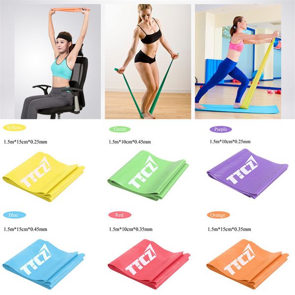 

elastic yoga pilates rubber bands stretch exercise training band arm back leg fitness loops resistance band drop shipping