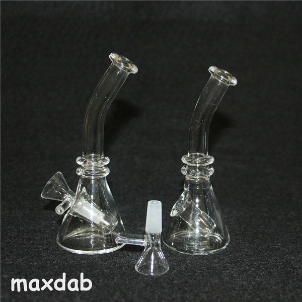 Wasserpfeifen Glas Bongs Mini Silikon Dab Rig Wasserpfeifen Bong 4,72 Zoll Bubbler Camo Oil Rigs Abnehmbarer unzerbrechlicher Perkolator Shisha