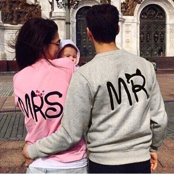 

mrs shirt mr ebey women's wear back letter printing plus velvet jacket female t shirts, Gray;blue