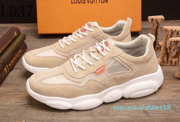 

2019 fall trend fashion low to help high-end designer shoes breathable comfortable casual mens designer shoes platform t18, Black