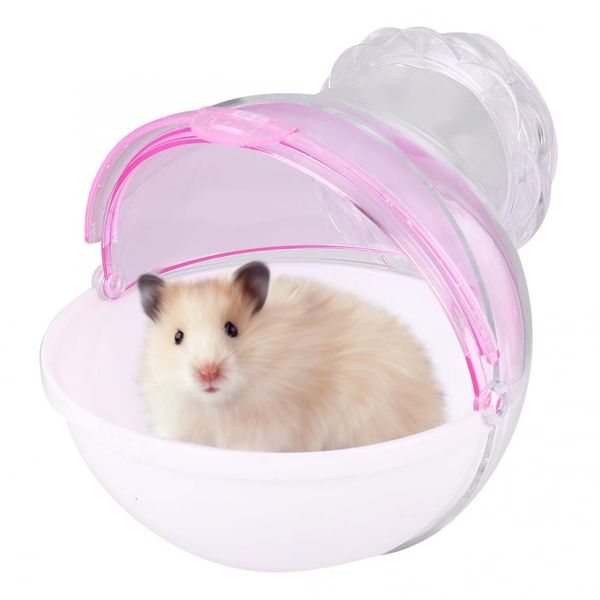 

wood bed acrylic small pet animal cage external bathroom toilet house for hamster guinea pig bathing pet guinea pig squirrel