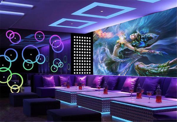 

custom bar ktv украшение 3d обои фэнтези sexy dragon girl настройте свои любимые красивые обои