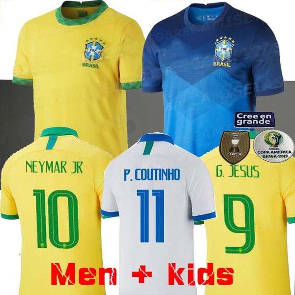 

brazil soccer jersey 2020 2021 brasil football shirts 20 21 camisa de futebol copa america camiseta de fÃºtbol coutinho firmino jesus neres, Black;yellow