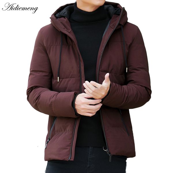 

coats, fashionable sheepskin coats, short-sleeved cotton thick solid men's thick underneath paka men's clothing, Black