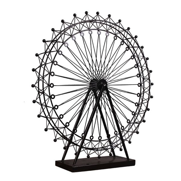 

vintage wrought iron large ferris wheel ornaments figurines valentine's day gifts decoration crafts home decoration accessories