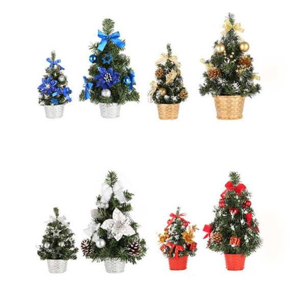 

merry christmas tree 2018 new year bedroom desk decoration office home children gift 4 colors small pine tree home decor#289689