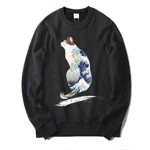 

2020 luxury designer wa97 hoodie sweatshirts fashion constellation printing men women designer hoodies long sleeve brand, Black