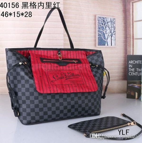 

2020 sale women shoulder bag with a clutch wallet 40156 genuine leather shopping tote full colors interior 40995 good price