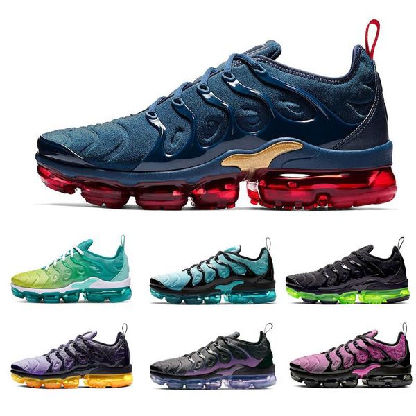 

vmax plus men and women running shoes eagles geometric black midnight navy black volt psychic pink sports sneakers