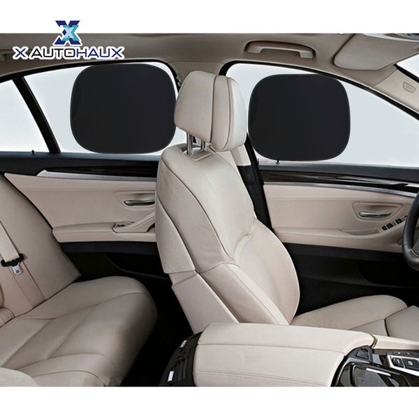 

x autohaux 2pcs of front static electric car cling sun shade baby side window sun shades blocks 97% of harmful uv rays sunshades