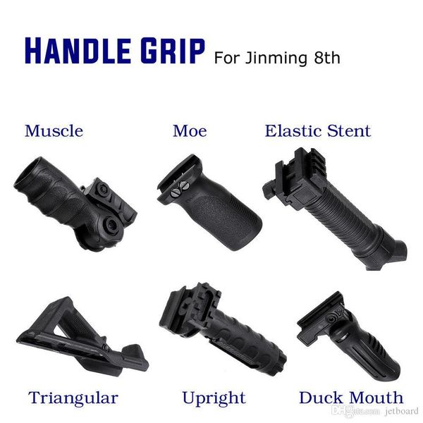 

new abs tactical foregrip handle grip for jinming 8th gel ball game water for toyguns accessories