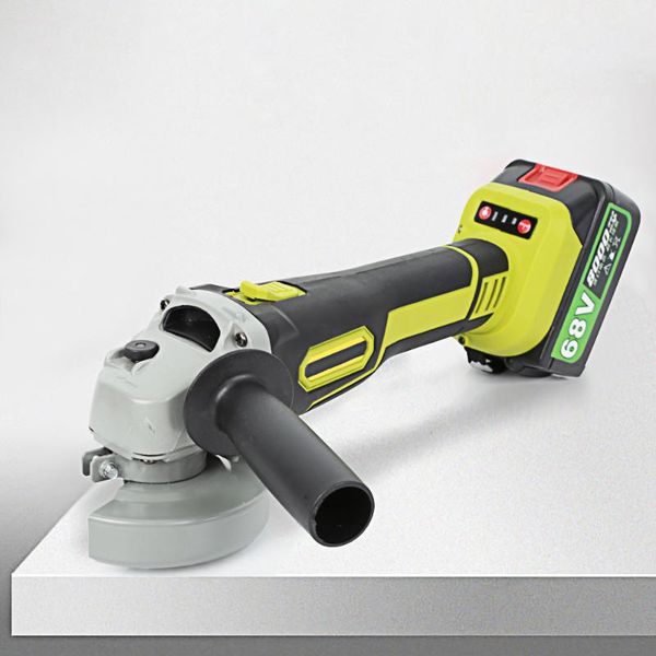 

68vf cordless angle grinder 110mm variable speed 8000mah li-ion rechargeable variable speed angular power tool grinding cutting